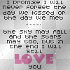 I promise