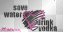 save water