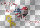 Half of my heart is in Iraq