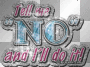 say no