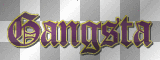 purple gold gangsta word