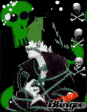 green black man