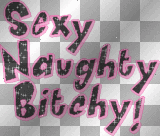 pink black animated sexy naughty bitchy words