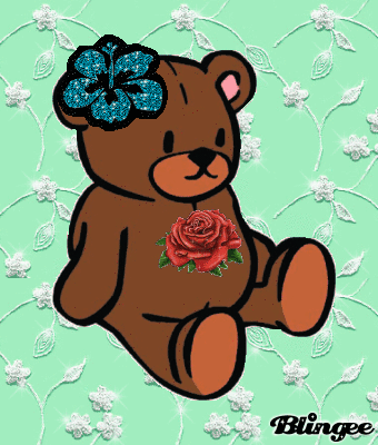 flower and bear