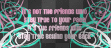 It's Not The Friends...