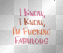 I Know, I Know...