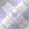 Cute Purple Bear Wallpaper