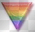 rainbow pride triangle