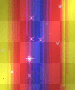 Rainbow Stripes Heart Stars