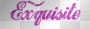 exquisit purple glitter