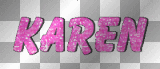 KAREN PINK GLITTER