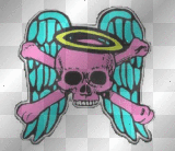skull and crossbone angel
