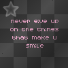 never give up never give up