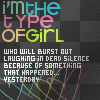 type of girl