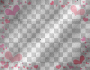 Pretty heart frame
