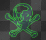 green skull