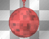 red disco ball red disco ball