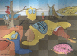 dali meets the simpsons