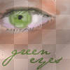 Green eyes