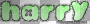 harry glitter green