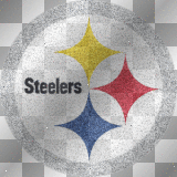 Steelers Glitter Logo