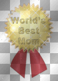 World's Best Mom Badge