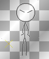 dancing stick man