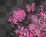 pink butterfly