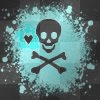 blue skull