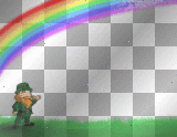 Irish Leprechaun Rainbow Frame (Horizontal)