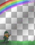 Irish Leprechaun Rainbow Frame (Vertical)