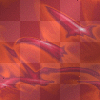 red background