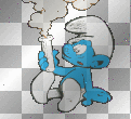 smurf smoking
