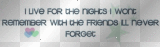 i'll never forget
