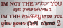 im not