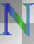 blue-green "N"