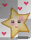 star with hearts