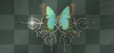 Butterfly glitter