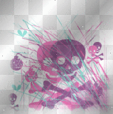 Purple and Pink skulls