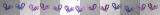 blue and purple hearts 