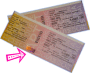 places de concert !