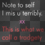 note to self