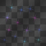 blinking stars (colorful)