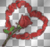 Heart with Rose