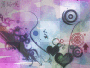 Heart and Colors background.