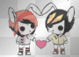 emo bunnies