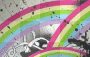 Rainbow grunge