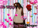 white dress blingee