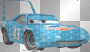 Blue Race Car Blue Race Car