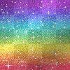 glitter rainbow